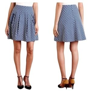 Anthropologie‎ Maeve Fourth Street A-Line Skirt Size 0 Preppy